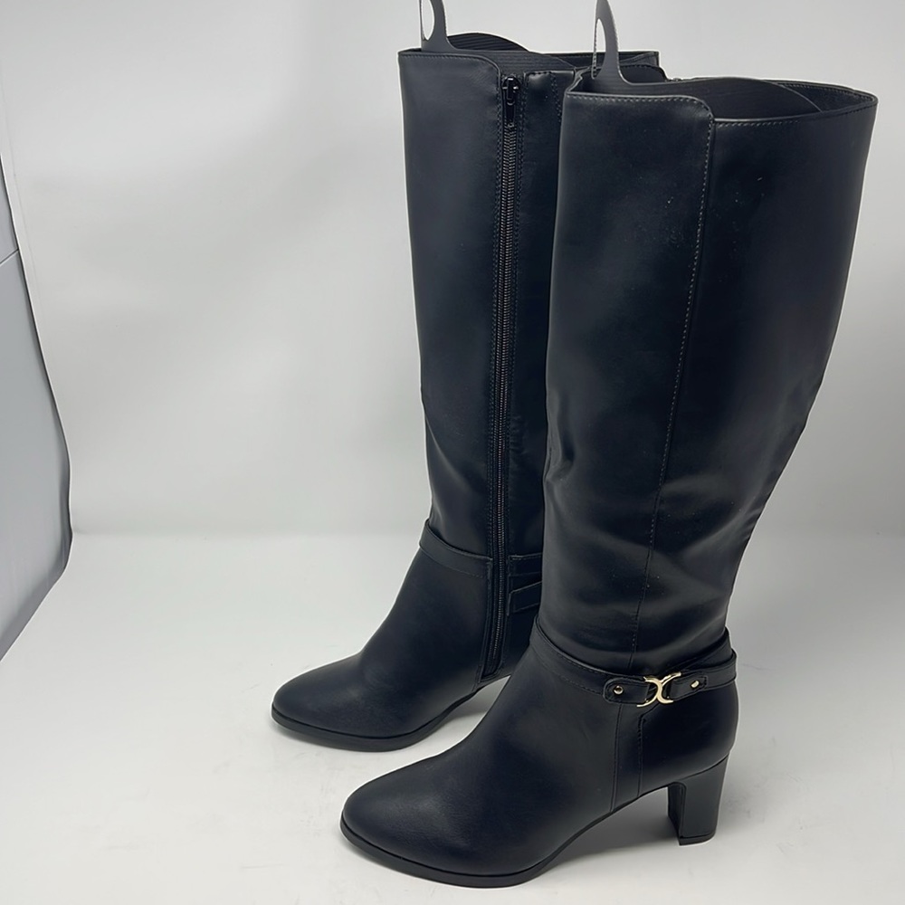 Charter Club Palmaa Faux Knee-High Boots - Picture 3 of 14